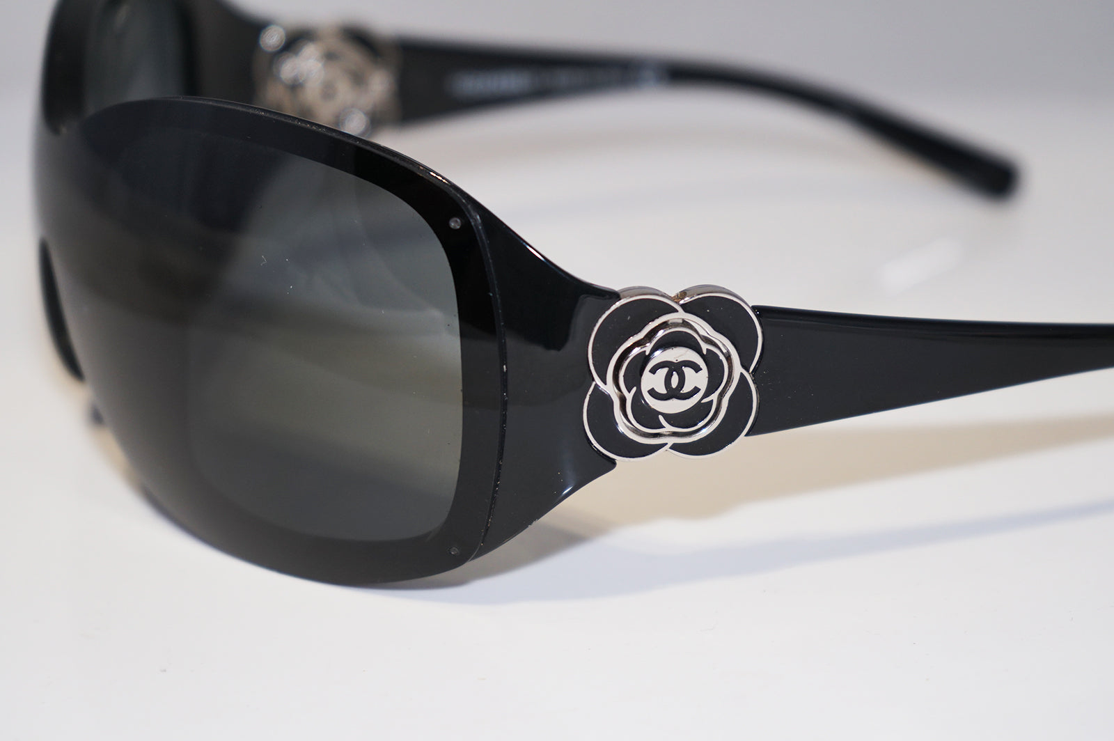 CHANEL Womens Designer Sunglasses Black Wrap 6032 C501/87 15763 –  SunglassBlog