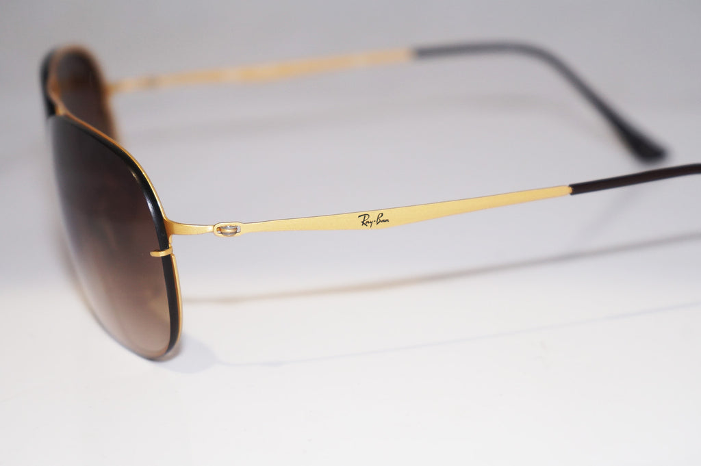RAY-BAN Mens Designer Sunglasses Gold Aviator LightRay RB 8052 157 13 14460