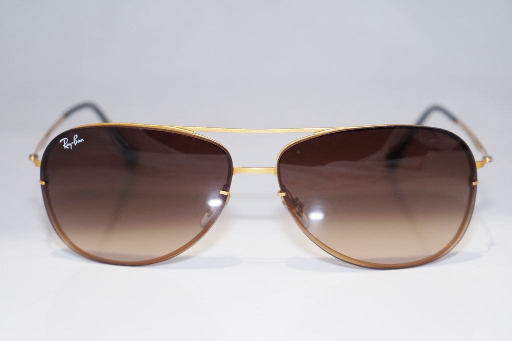 RAY-BAN Mens Designer Sunglasses Gold Aviator LightRay RB 8052 157 13 14460