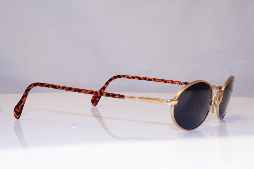 EMPORIO ARMANI Mens Vintage 1990 Designer Sunglasses Gold Oval 058-S 904 17179