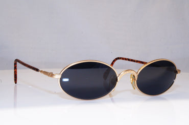 EMPORIO ARMANI Mens Vintage 1990 Designer Sunglasses Gold Oval 058-S 904 17179