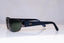 RAY-BAN Mens Vintage 1990 Designer Sunglasses Black Wrap W3127 BLK 17429