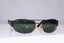 RAY-BAN Mens Vintage 1990 Designer Sunglasses Black Wrap W3127 BLK 17429