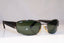 RAY-BAN Mens Vintage 1990 Designer Sunglasses Black Wrap W3127 BLK 17429