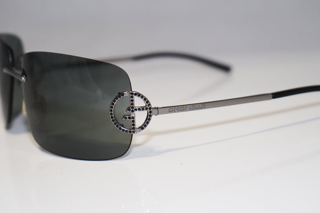 GIORGIO ARMANI Womens Designer Sunglasses Silver Rimless GA 330 KJ1P9 15706