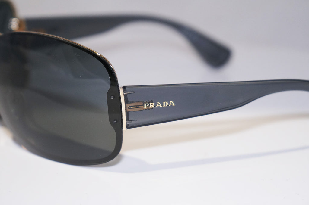 PRADA Womens Designer Sunglasses Grey Shield SPR 63O ZVN-1A1 14617