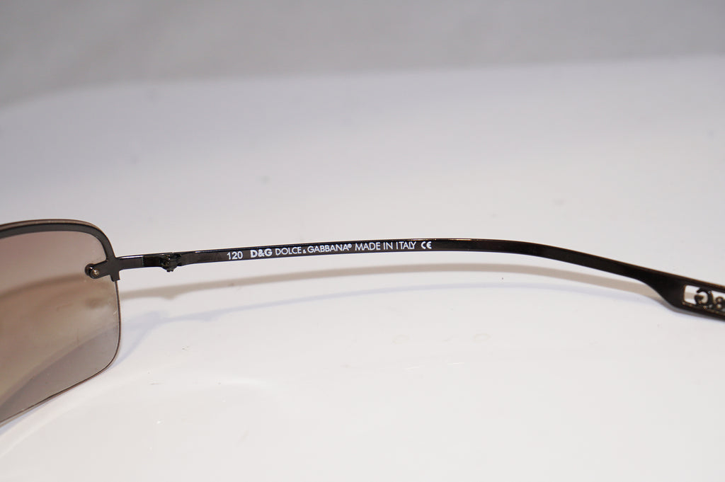 DOLCE & GABBANA Mens Designer Sunglasses Silver Rectangle D&G 2121 D41 15745