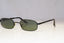RAY-BAN Mens Vintage 1990 Designer Sunglasses Black Rectangle W2191 BLK 18963