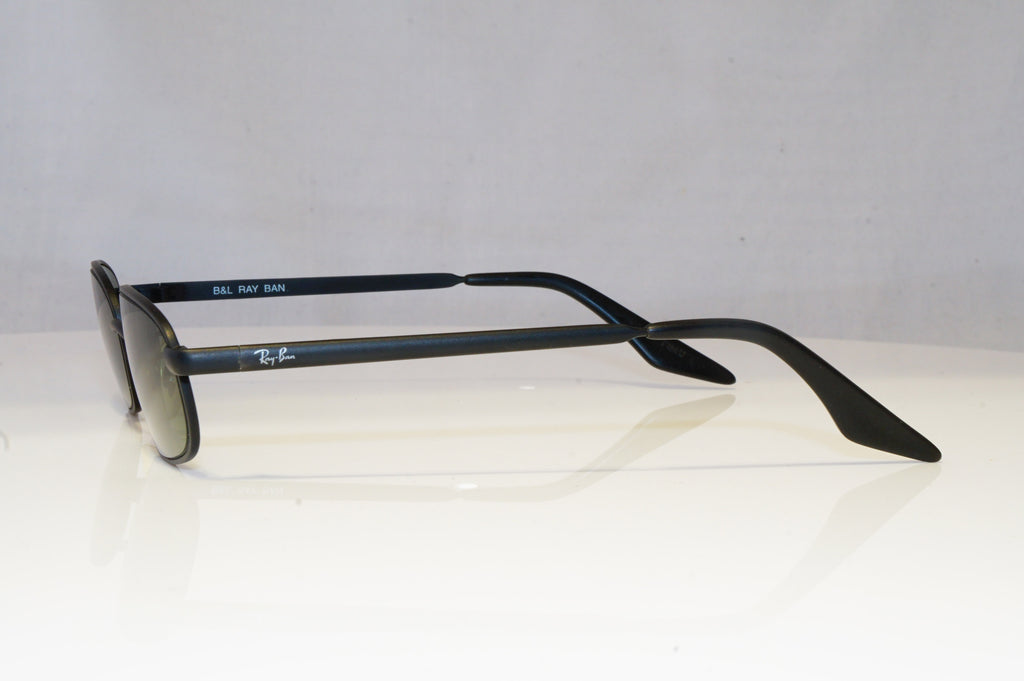 RAY-BAN Mens Vintage 1990 Designer Sunglasses Black Rectangle W2191 BLK 18963