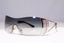 VERSACE Womens Diamante Designer Sunglasses Brown Shield 2058 1025/8G 20485