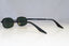 RAY-BAN Mens Vintage 1990 Designer Sunglasses Black Rectangle W2191 BLK 18963