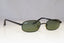 RAY-BAN Mens Vintage 1990 Designer Sunglasses Black Rectangle W2191 BLK 18963
