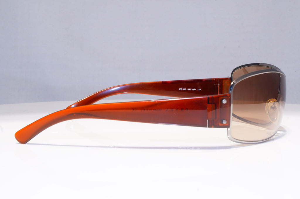 PRADA Mens Designer Sunglasses Brown Shield SPS 52E 5AV-6S1 20507