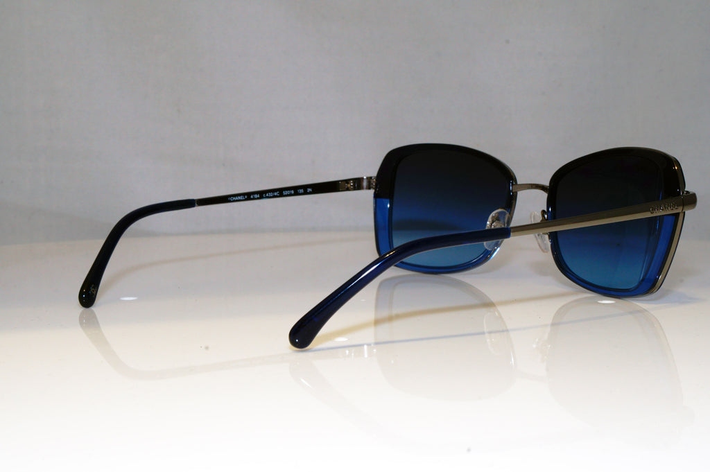 CHANEL Womens Designer Sunglasses Blue Square 4184 432/4C 17354