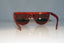 GIANNI VERSACE Mens Vintage Designer Sunglasses Brown Wrap Metrics BRN 17361