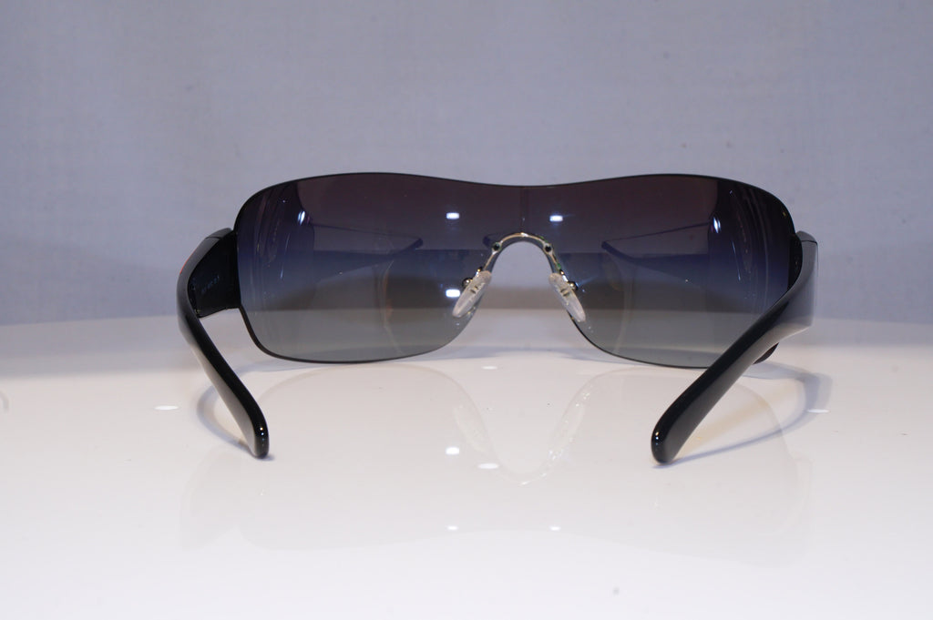 PRADA Mens Designer Sunglasses Black Shield SPS 07F 1AB-5D1 20503