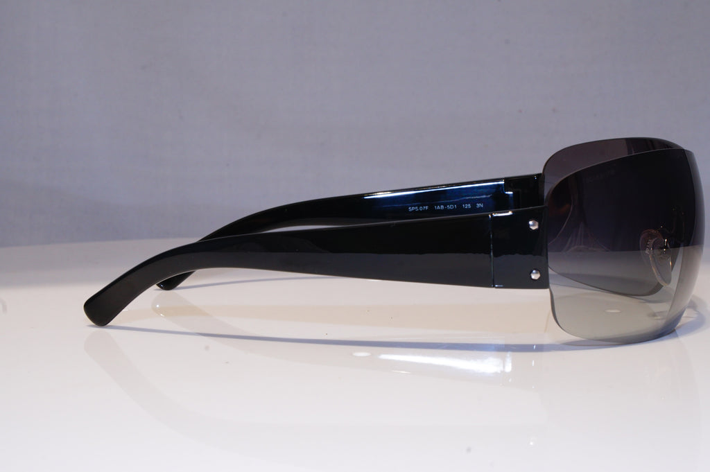PRADA Mens Designer Sunglasses Black Shield SPS 07F 1AB-5D1 20503