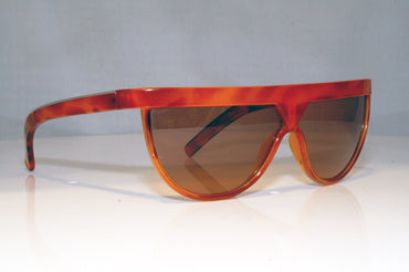 GIANNI VERSACE Mens Vintage Designer Sunglasses Brown Wrap Metrics BRN 17361