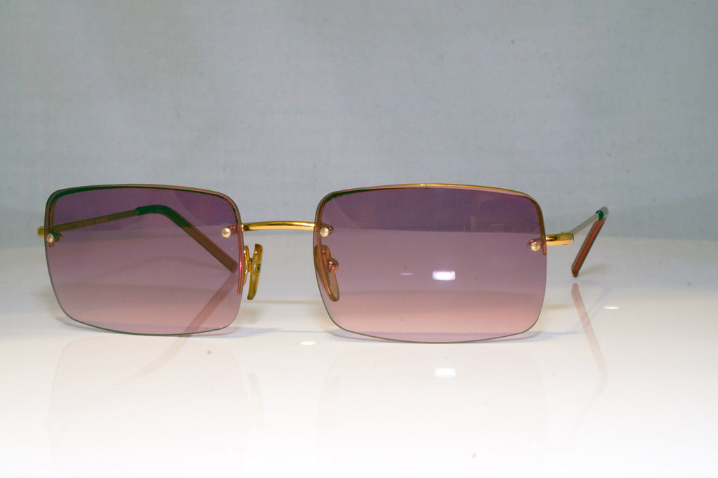 GUCCI Mens Vintage Designer Sunglasses Gold Square GG 1653 T7J 17359
