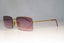 GUCCI Mens Vintage Designer Sunglasses Gold Square GG 1653 T7J 17359