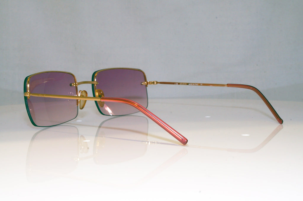 GUCCI Mens Vintage Designer Sunglasses Gold Square GG 1653 T7J 17359