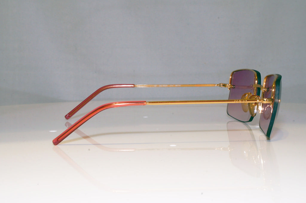 GUCCI Mens Vintage Designer Sunglasses Gold Square GG 1653 T7J 17359