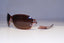 DAMAGED CHANEL Womens Boxed Designer Sunglasses Brown Rectangle 4149 33573 10309
