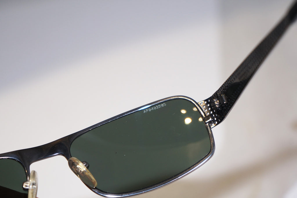 PRADA Mens Designer Titanium Sunglasses Silver Rectangle SPR 52I 5AV-3O1 14595