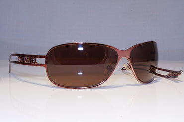 DAMAGED CHANEL Womens Boxed Designer Sunglasses Brown Rectangle 4149 33573 10309