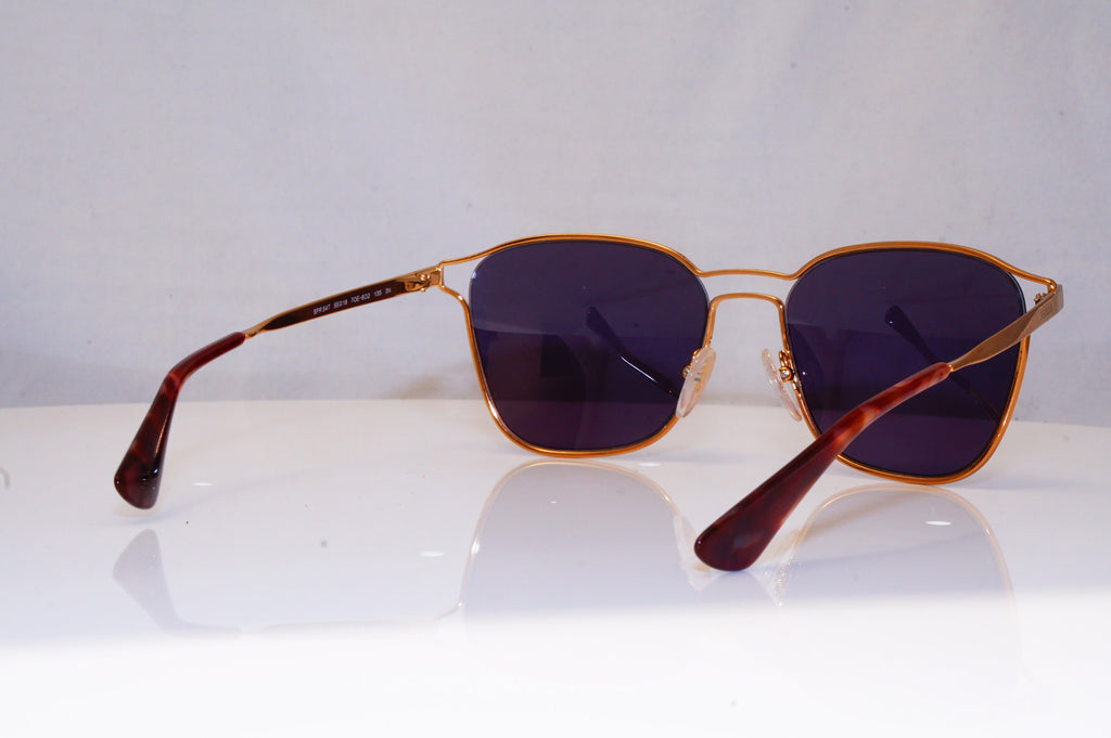 PRADA Womens Designer Sunglasses Gold Square SPR 54T 7OE-602 17990