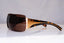 PRADA Mens Unisex Designer Sunglasses Brown Shield SPR 04I 2AU-8C1 16434