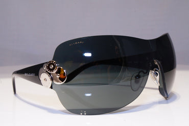 BVLGARI Womens Designer Sunglasses Black Shield 6009 102/87 20488