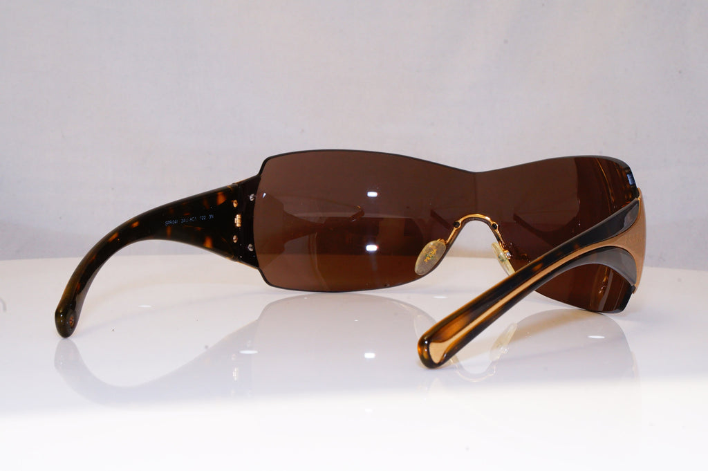PRADA Mens Unisex Designer Sunglasses Brown Shield SPR 04I 2AU-8C1 16434