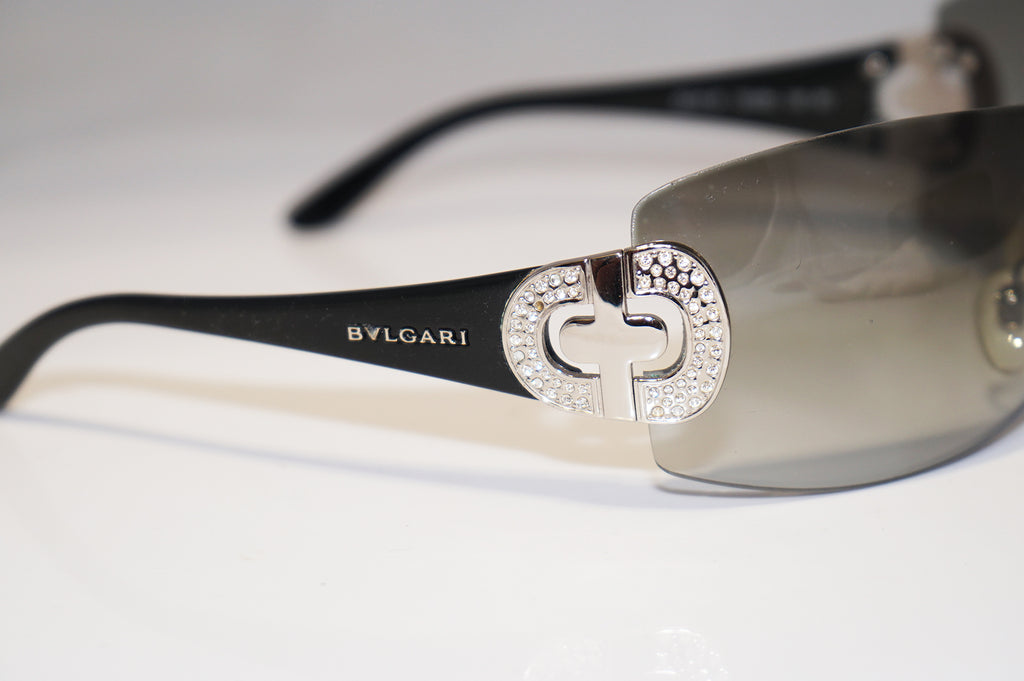 BVLGARI Womens Designer Sunglasses Black Diamante 8014 102/8G 15676