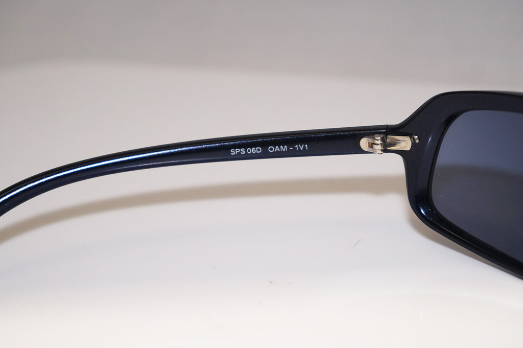 PRADA Vintage Mens Designer Sunglasses Blue Wrap SPS 06D 0AM-1V1 14588