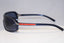 PRADA Vintage Mens Designer Sunglasses Blue Wrap SPS 06D 0AM-1V1 14588