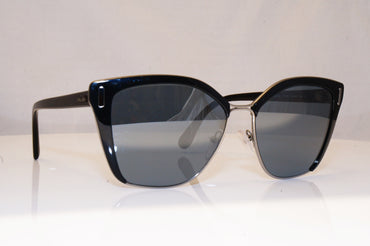 PRADA Womens Mirror Designer Sunglasses Black Butterfly SPR 56T 1AB-5LO 18031