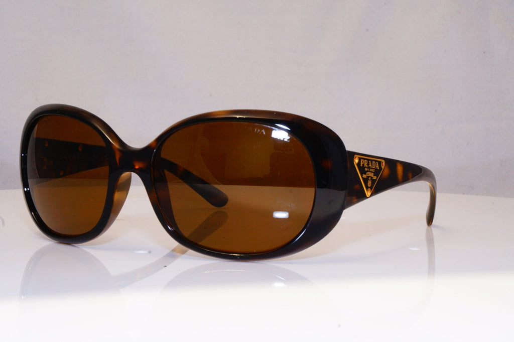 PRADA Womens Polarized Designer Sunglasses Brown Oval SPR 27L 2AU-5Y1 17951