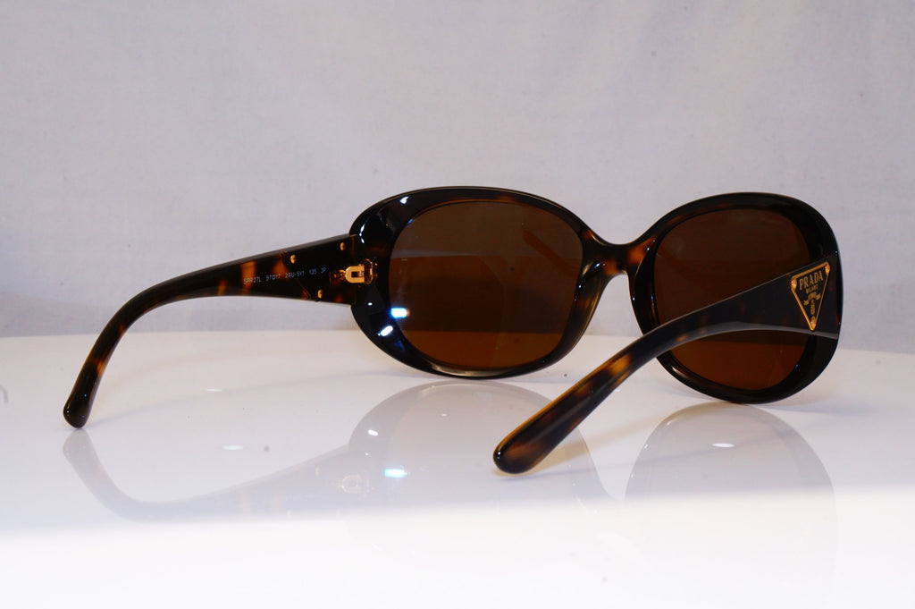 PRADA Womens Polarized Designer Sunglasses Brown Oval SPR 27L 2AU-5Y1 17951