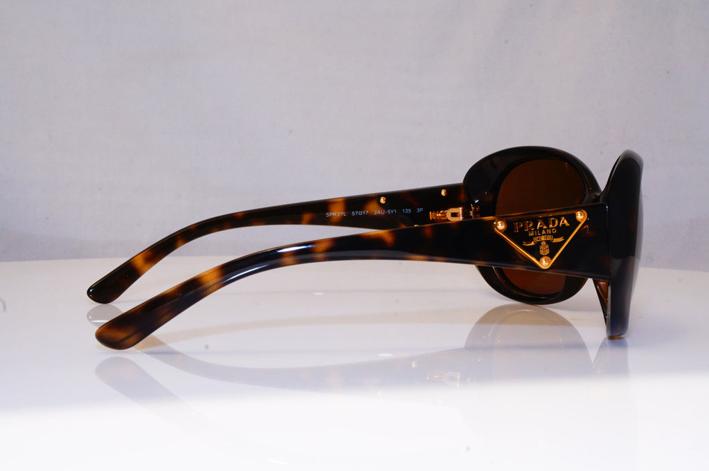 PRADA Womens Polarized Designer Sunglasses Brown Oval SPR 27L 2AU-5Y1 17951