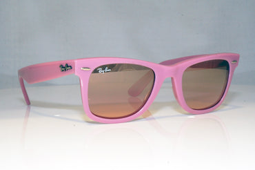 RAY-BAN Mens Womens Unisex Designer Sunglasses Pink Wayfarer RB 2140 9683E 17337