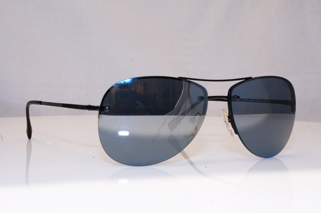 PRADA Mens Mirror Diamante Designer Sunglasses Aviator SPS50R 7AX-5LO 18225