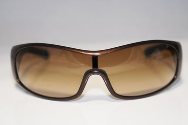 PRADA Mens Designer Sunglasses Brown Shield SPS 04F 7BG-2Z1 15771