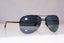 PRADA Mens Mirror Designer Sunglasses Black Aviator SPS 50R 7AX-5LO 18411