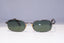 GIORGIO ARMANI Mens Vintage Designer Sunglasses Silver Rectangle 671 976 20138