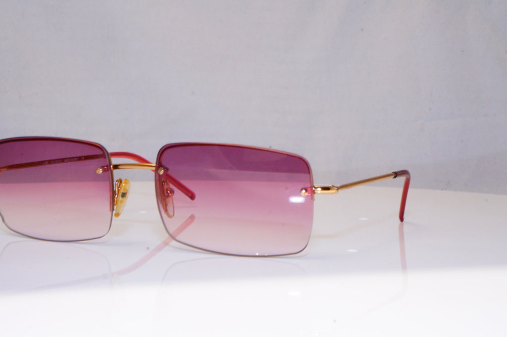 GUCCI Mens Vintage 1990 Designer Sunglasses Gold Square GG 1653 TJ7 16892