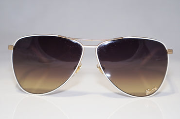 GUCCI Mens Designer Sunglasses White Aviator GG 4209 WQCED 15698