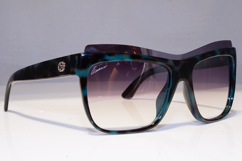 GUCCI Mens Womens Vintage Designer Sunglasses Brown Rectangle GG 1799 BRN 19786
