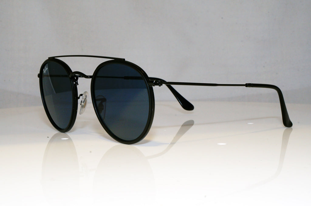 RAY-BAN Mens Designer Sunglasses Black Round RB 3847 OO2/RS 17346