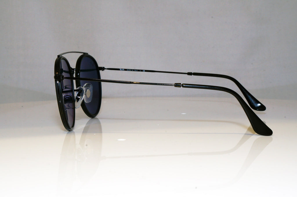 RAY-BAN Mens Designer Sunglasses Black Round RB 3847 OO2/RS 17346